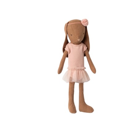 Lapin taille1 marron body et tutu