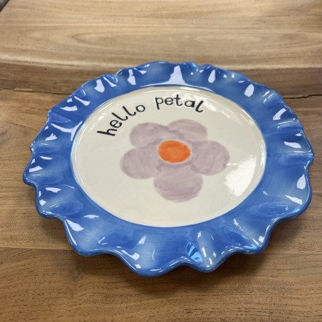 Assiette hello petal