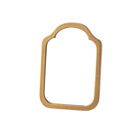 Miroir miniature doré