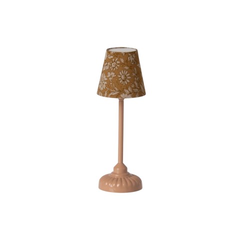 Lampadairevintage rose poudré souris