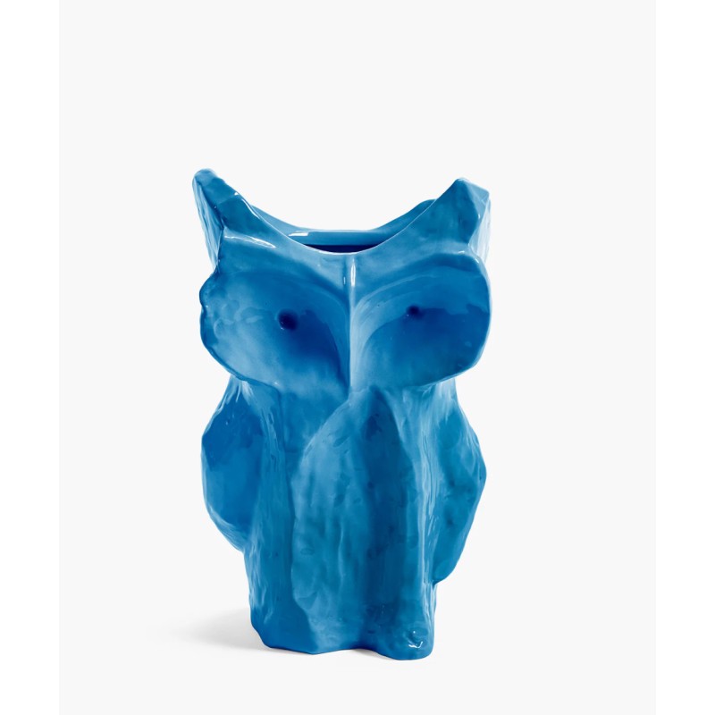 Vase hibou marni bleu azur s