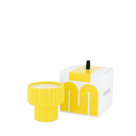 Bougie podium small rosa jaune citr 100g