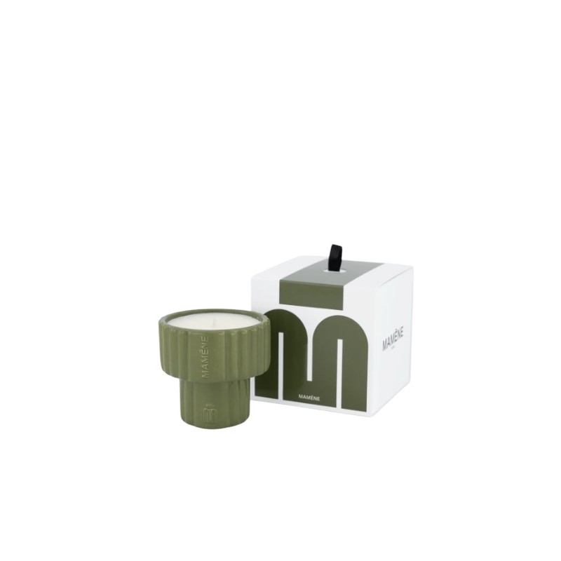 Bougie podium small yvon kaki 100g