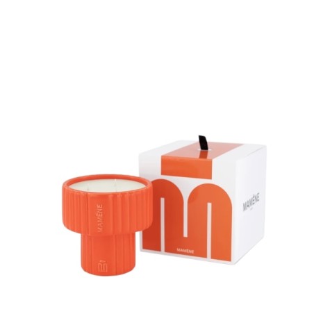 Bougie podium medium yvon orange co 200g