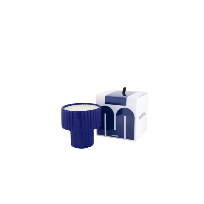 Bougie podium large rosa bleu klein 340g