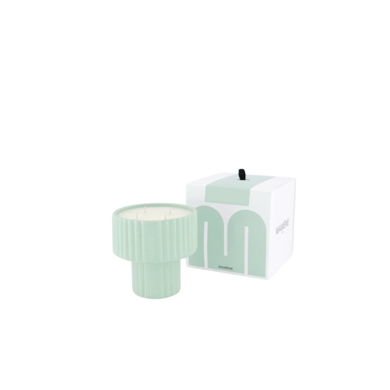 Bougie podium large frida vert cela 340g