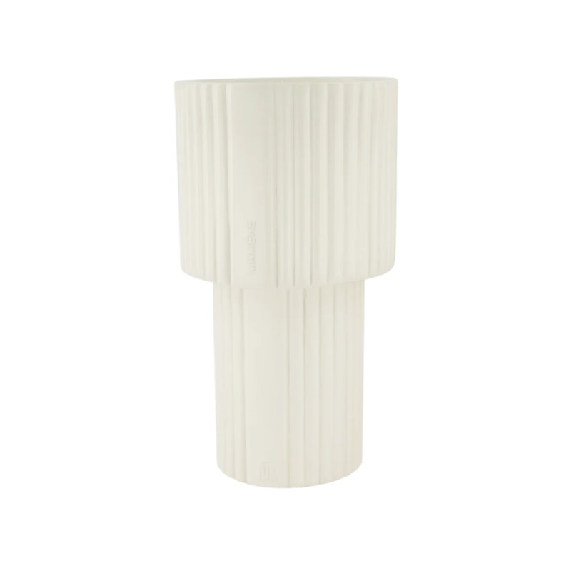 Bougie lampe andy blanc greige 1kg