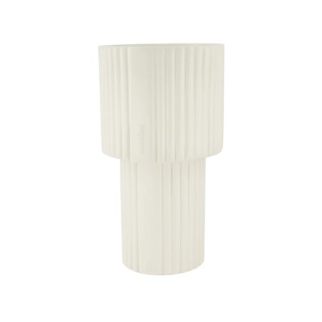 Bougie lampe andy blanc greige 1kg