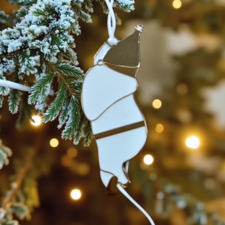 Ornement père noël a suspendre