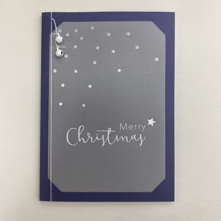 Carte "Merry Christmas" clochette