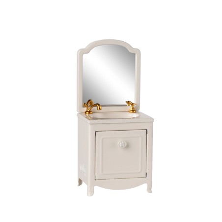 Coiffeuse lavabo souris blanc off souris