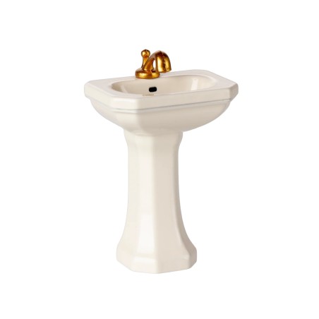 Lavabo salle de bain souris blanc off