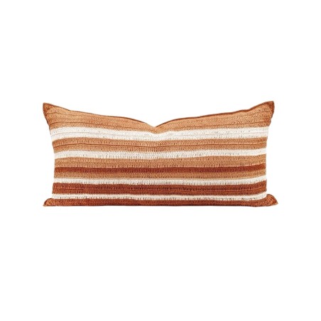Housse coussin crochet main tierra cusco