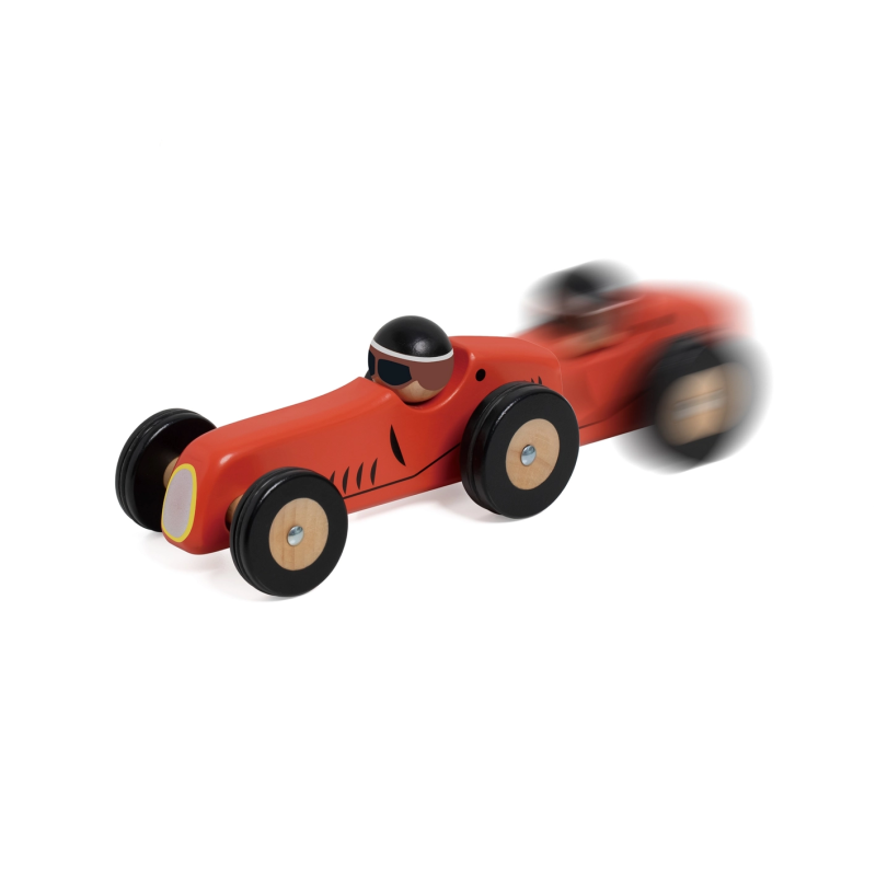 Voiture de course Monaco en bois