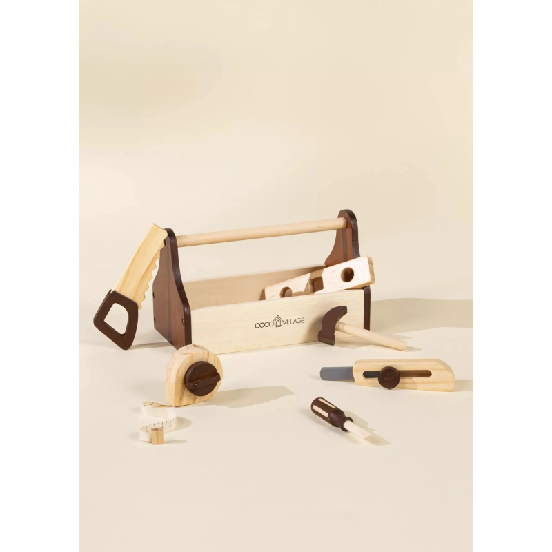 Coffret d'outils en bois - coco village