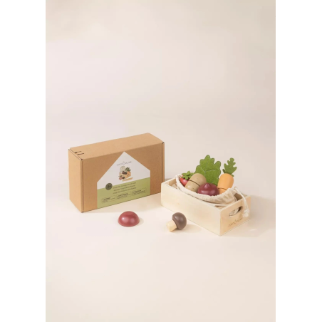 Ensemble de légumes en bois -Coco village