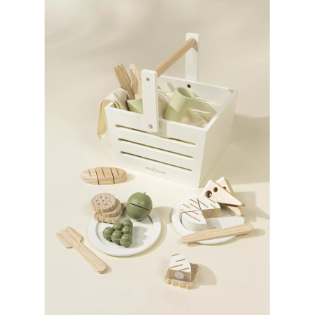 Set de pique-nique en bois-coco village