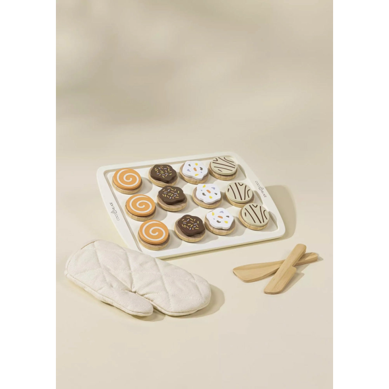 Set de biscuits en bois à décorer - coco village