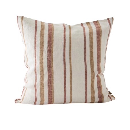 Housse de coussin rayée en lin - Tell Me More