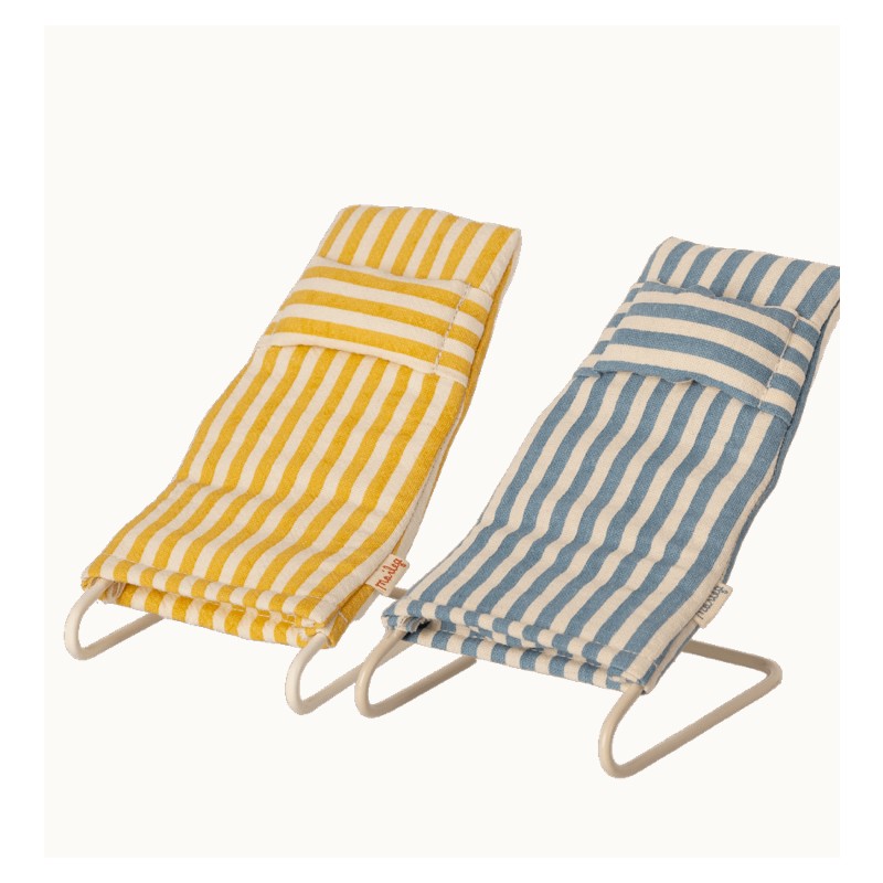 Chaises de plage ensemble