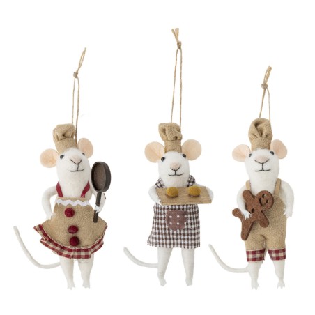 Souris à suspendre trio