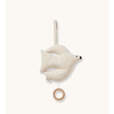 Mobile oiseau blanc