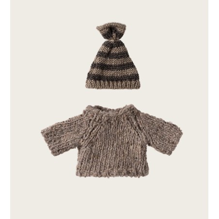 Vetement pull & bonnet tricotés grand fr