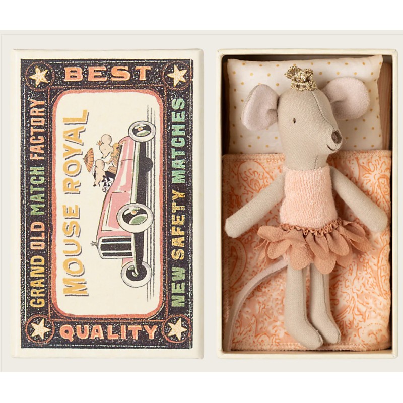 Souris princesse petite soeur boite