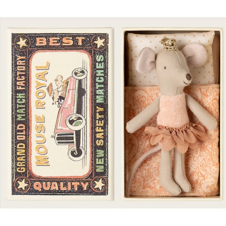 Souris princesse petite soeur boite