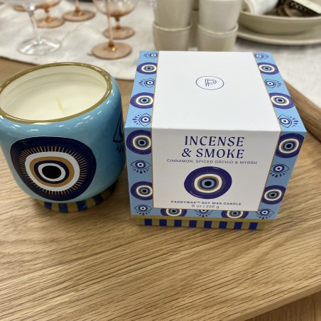 Bougie podo oeil bleu