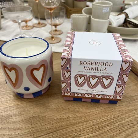 Bougie podo coeur rose